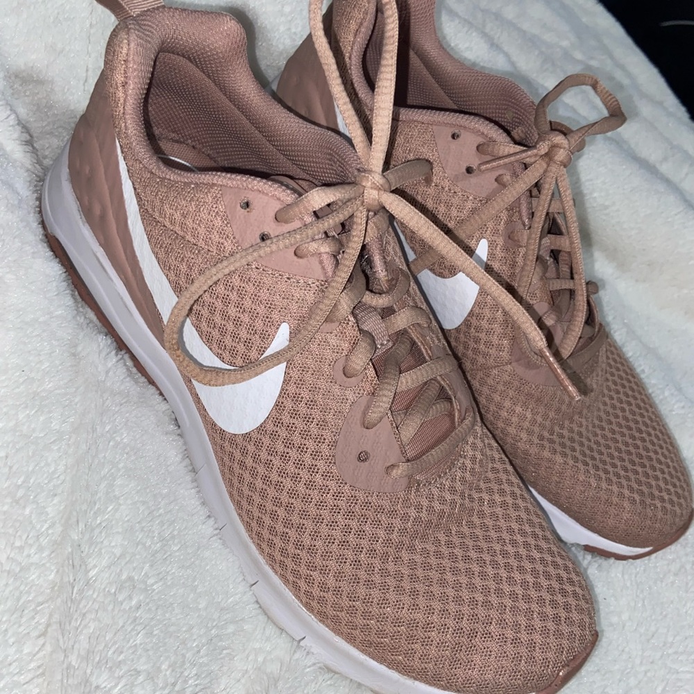 Nike pink running shoes